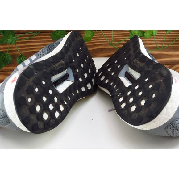 adidas Women Size 7.5 M Shoes Gray Running Mesh - Picture 8 of 9